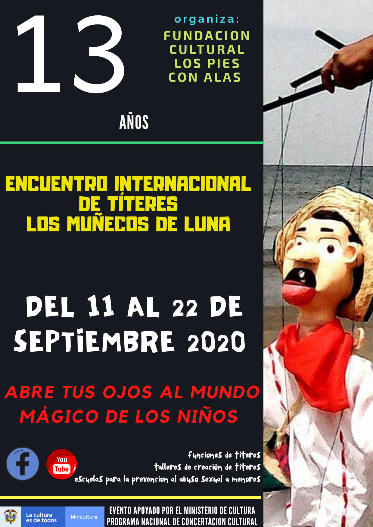 17 Encuentro Iberoamericano de Teatro y Títeres los muñecos de luna          es los Muñecos de     loso y Títeres s Mu    
